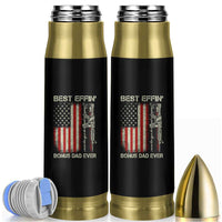 Best Effin Bonus Dad Ever Bullet Tumbler Step Dad Fathers Day Vintage American Flag
