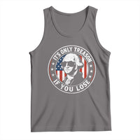 It Is Only Treason If You Lose George Washington Tank Top Funny 4th of July