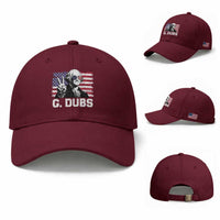 G Dubs George Washington Funny 4th Of July Baseball Cap Vintage American Flag