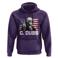 G Dubs George Washington Funny 4th Of July Hoodie Vintage American Flag