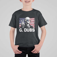 G Dubs George Washington Funny 4th Of July T Shirt For Kid Vintage American Flag