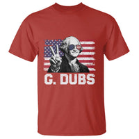 G Dubs George Washington Funny 4th Of July T Shirt Vintage American Flag