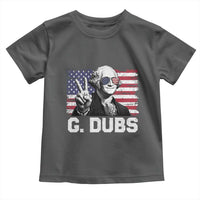 G Dubs George Washington Funny 4th Of July Toddler T Shirt Vintage American Flag
