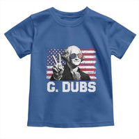 G Dubs George Washington Funny 4th Of July Toddler T Shirt Vintage American Flag