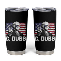 G Dubs George Washington Funny 4th Of July Tumbler Cup Vintage American Flag