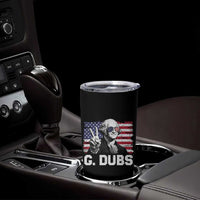 G Dubs George Washington Funny 4th Of July Tumbler Cup Vintage American Flag