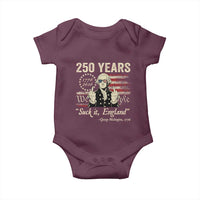 250 Years George Washington Suck It England Baby Onesie 4th Of July 1776 2026 250th Anniversary USA
