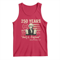 250 Years George Washington Suck It England Tank Top 4th Of July 1776 2026 250th Anniversary USA