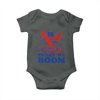 Today We Boom 4th of July Bald Eagle Fireworks Baby Onesie