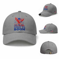 Today We Boom 4th of July Bald Eagle Fireworks Baseball Cap