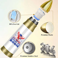 Today We Boom 4th of July Bald Eagle Fireworks Bullet Tumbler