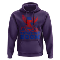 Today We Boom 4th of July Bald Eagle Fireworks Hoodie