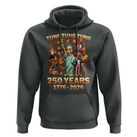 Tung Tung Tung Sahur 250 Years American Hoodie Funny Brainrot Meme 4th of July