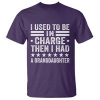 I Used To Be In Charge Then I Had A Granddaughter T Shirt Funny Girl Grandpa