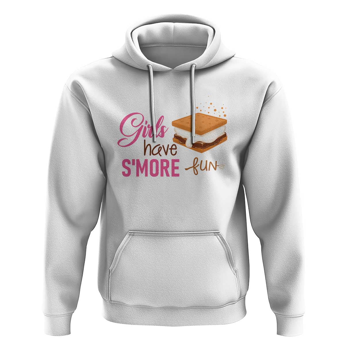 Funny Girls Have Smore Fun Hoodie Camping Food S'more - Wonder Print Shop