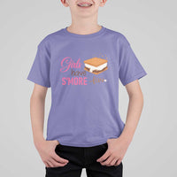 Funny Girls Have Smore Fun T Shirt For Kid Camping Food S'more - Wonder Print Shop