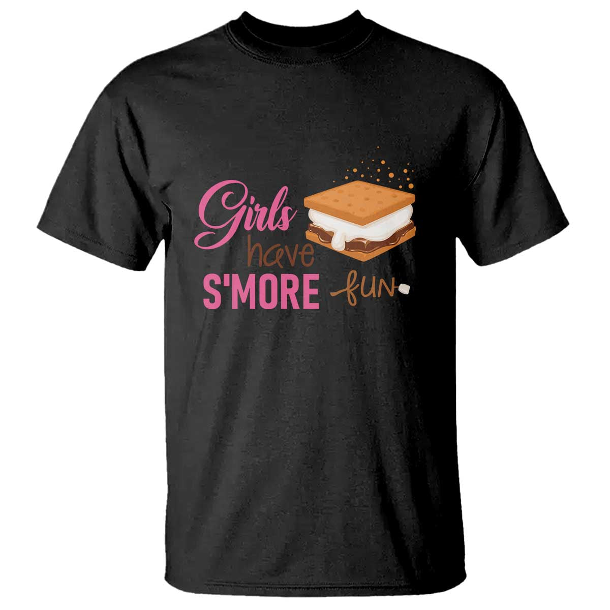Funny Girls Have Smore Fun T Shirt Camping Food S'more - Wonder Print Shop