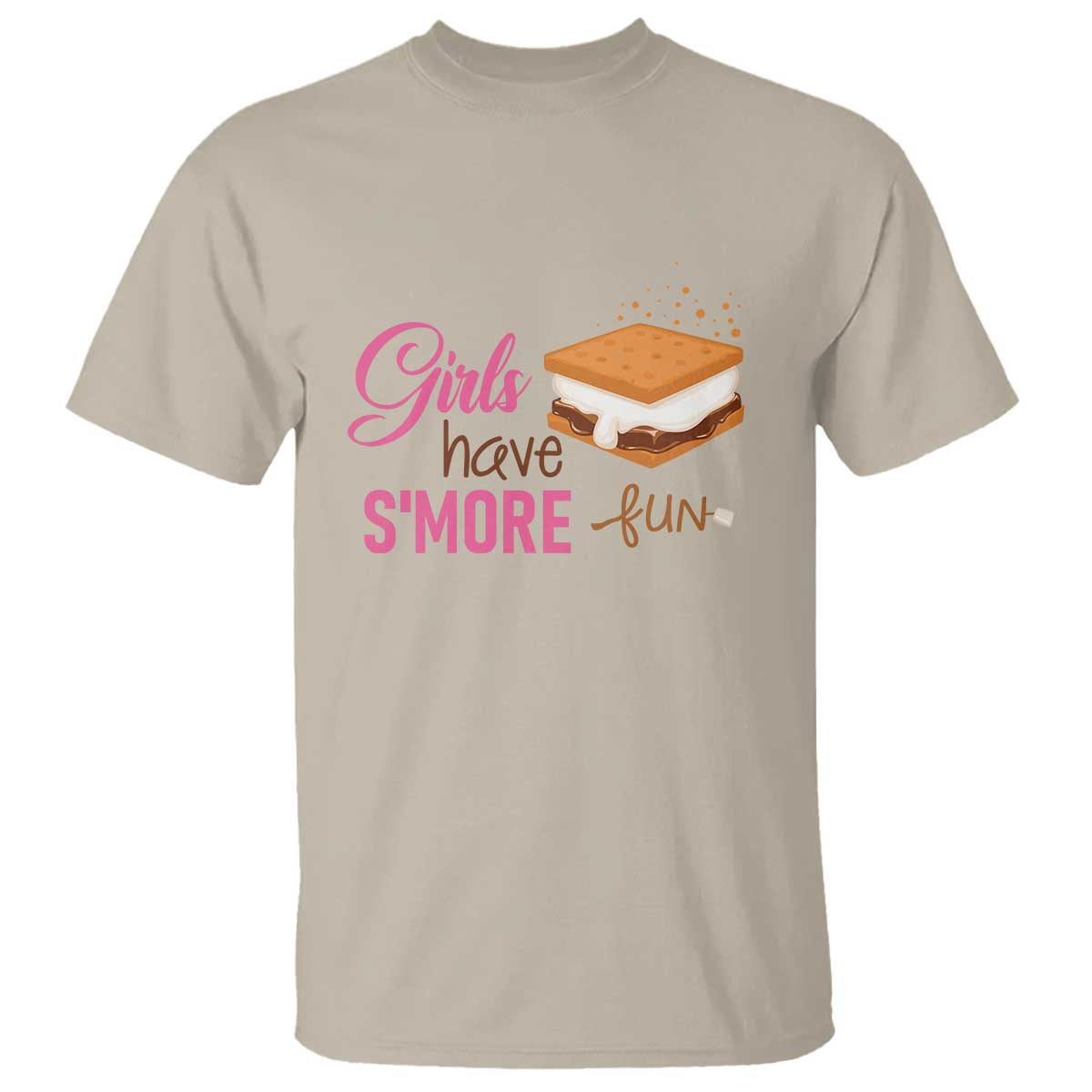 Funny Girls Have Smore Fun T Shirt Camping Food S'more - Wonder Print Shop