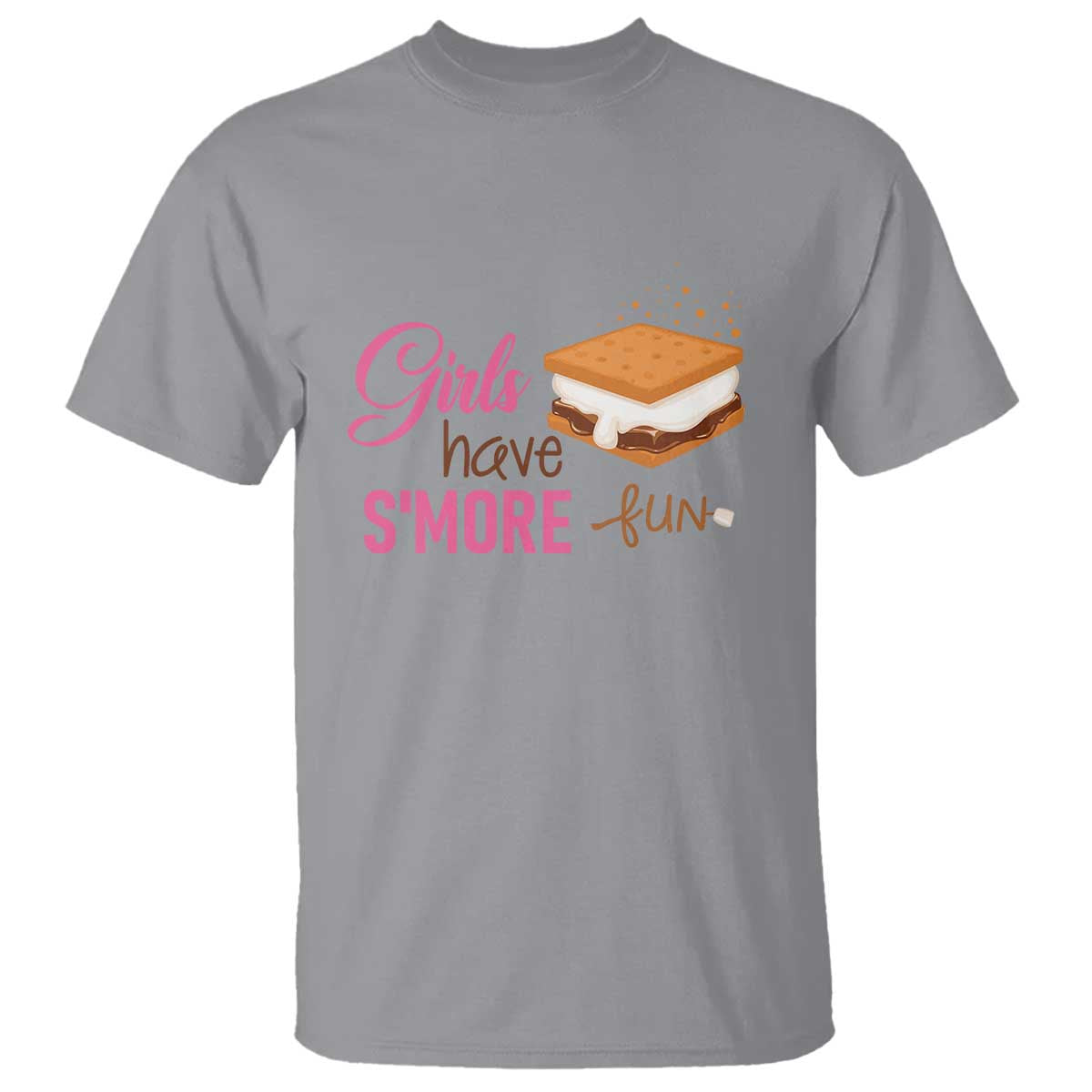 Funny Girls Have Smore Fun T Shirt Camping Food S'more - Wonder Print Shop