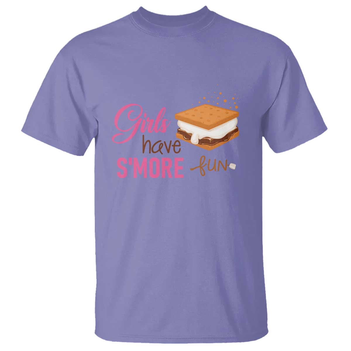 Funny Girls Have Smore Fun T Shirt Camping Food S'more - Wonder Print Shop