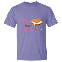 Funny Girls Have Smore Fun T Shirt Camping Food S'more - Wonder Print Shop