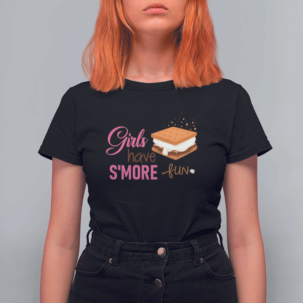 Funny Girls Have Smore Fun T Shirt For Women Camping Food S'more - Wonder Print Shop