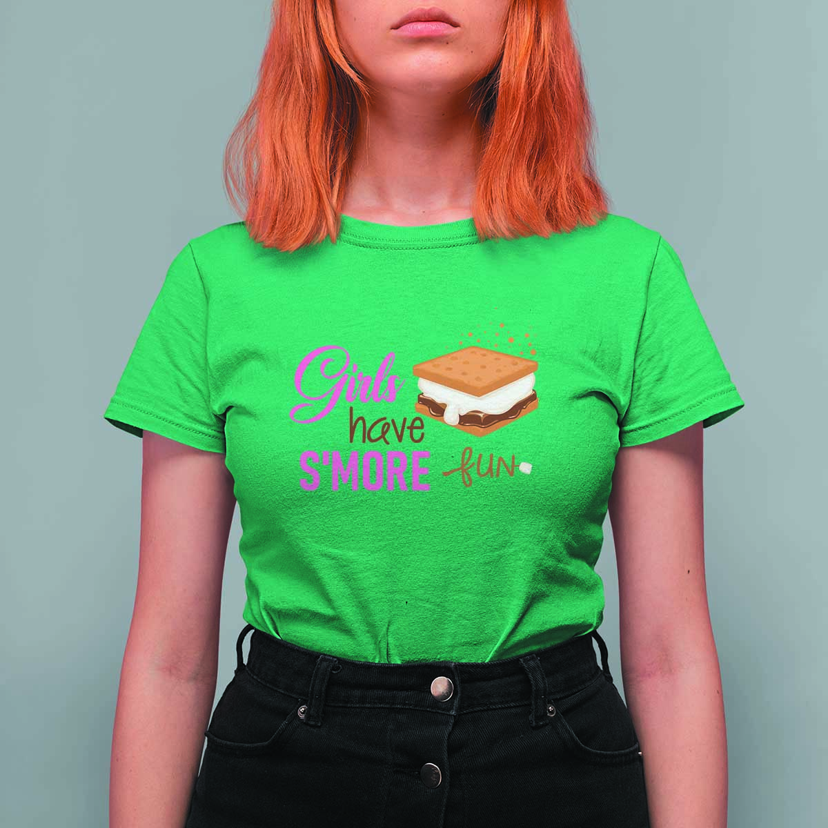 Funny Girls Have Smore Fun T Shirt For Women Camping Food S'more - Wonder Print Shop