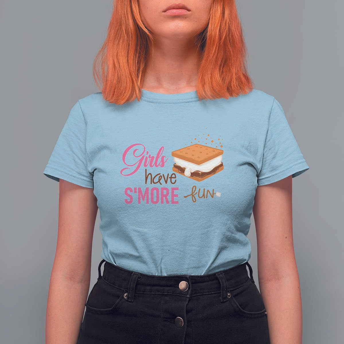 Funny Girls Have Smore Fun T Shirt For Women Camping Food S'more - Wonder Print Shop