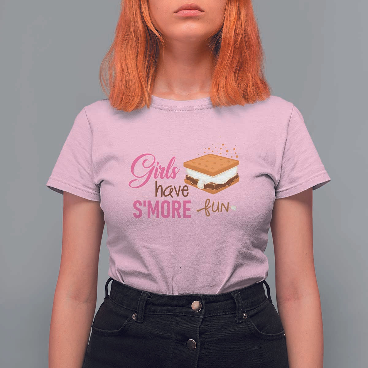 Funny Girls Have Smore Fun T Shirt For Women Camping Food S'more - Wonder Print Shop