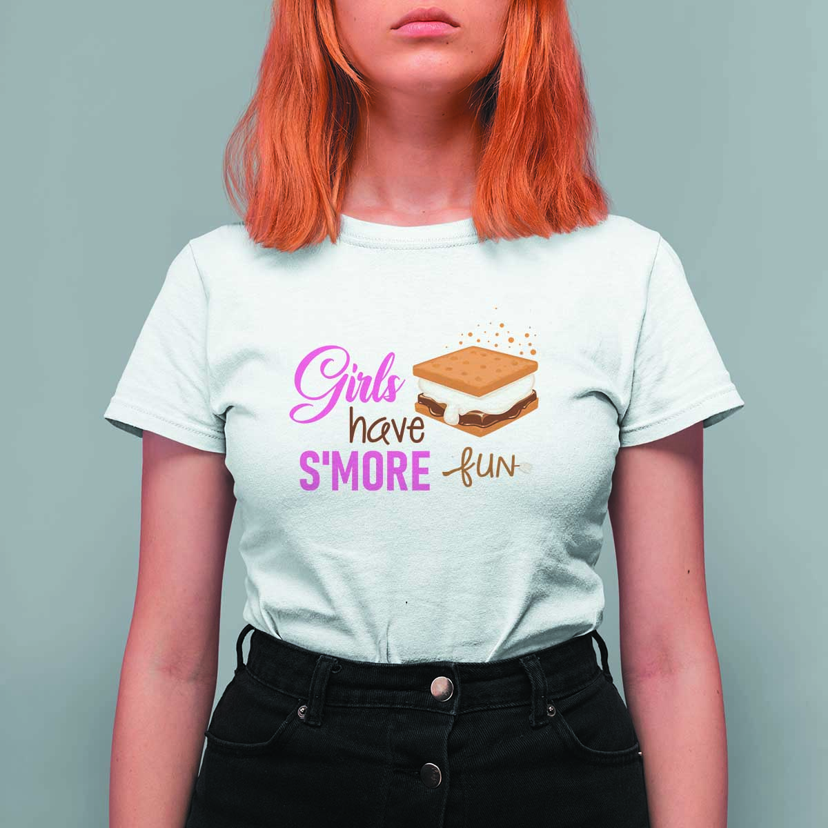 Funny Girls Have Smore Fun T Shirt For Women Camping Food S'more - Wonder Print Shop