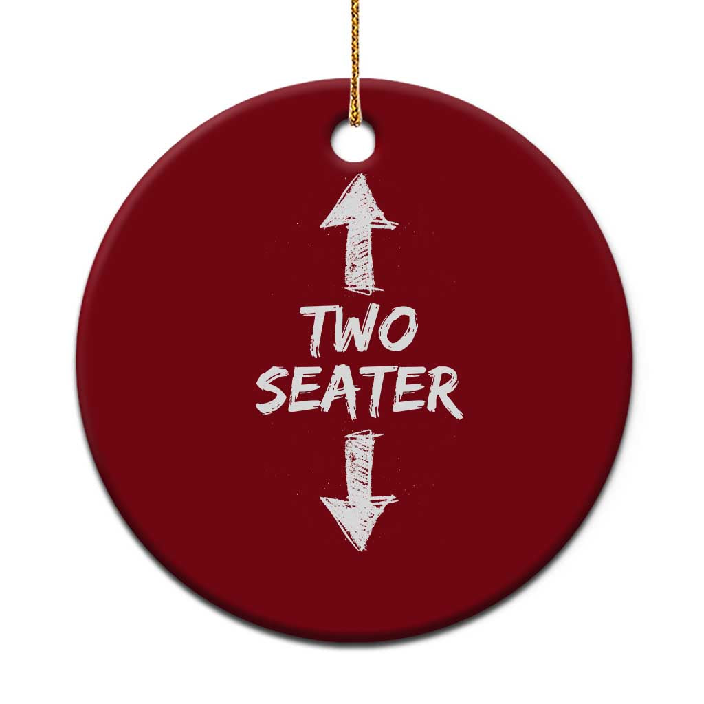 Funny Two Seater Ceramic Ornament Dirty Adult Humor Offensive Gag - Wonder Print Shop