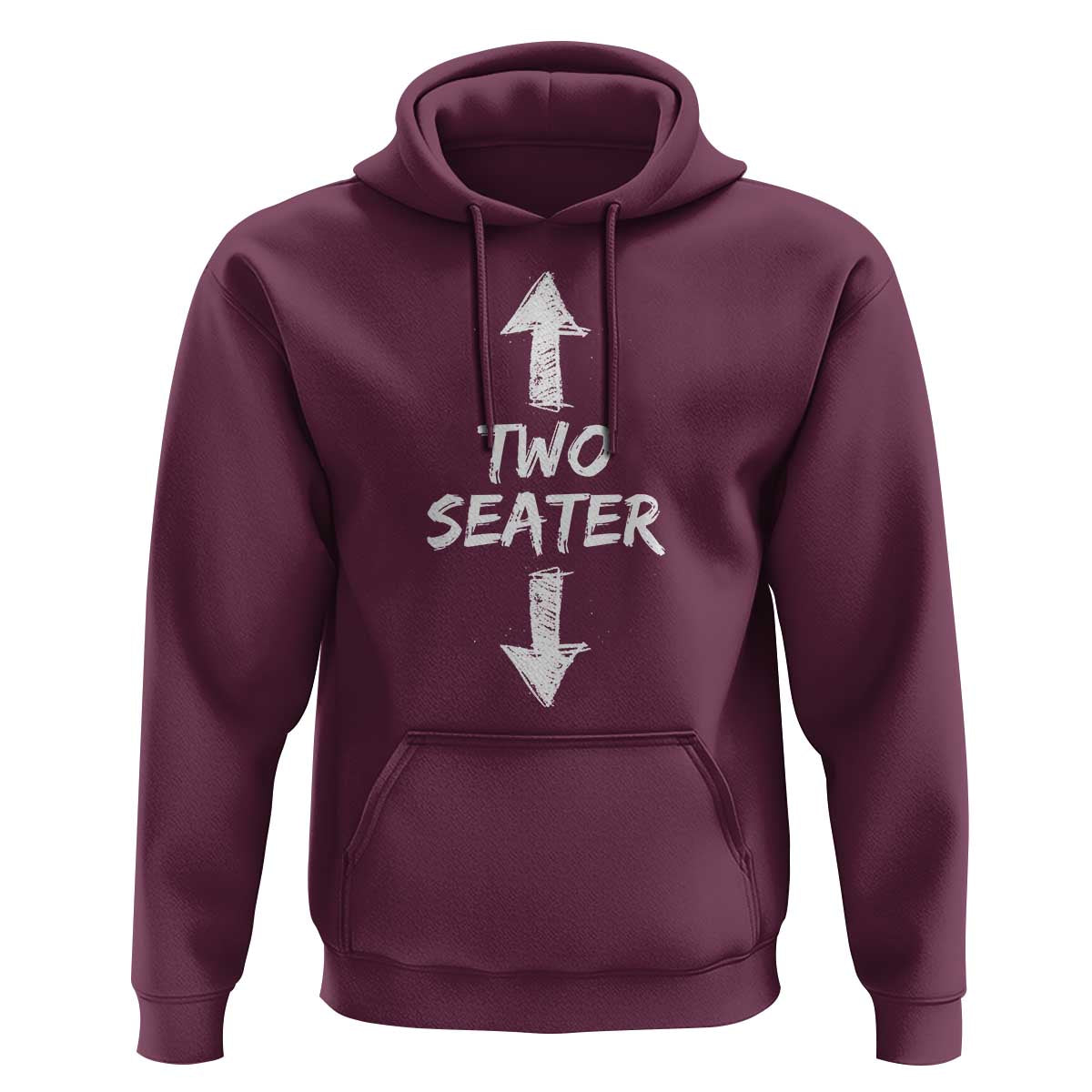 Funny Two Seater Hoodie Dirty Adult Humor Offensive Gag - Wonder Print Shop