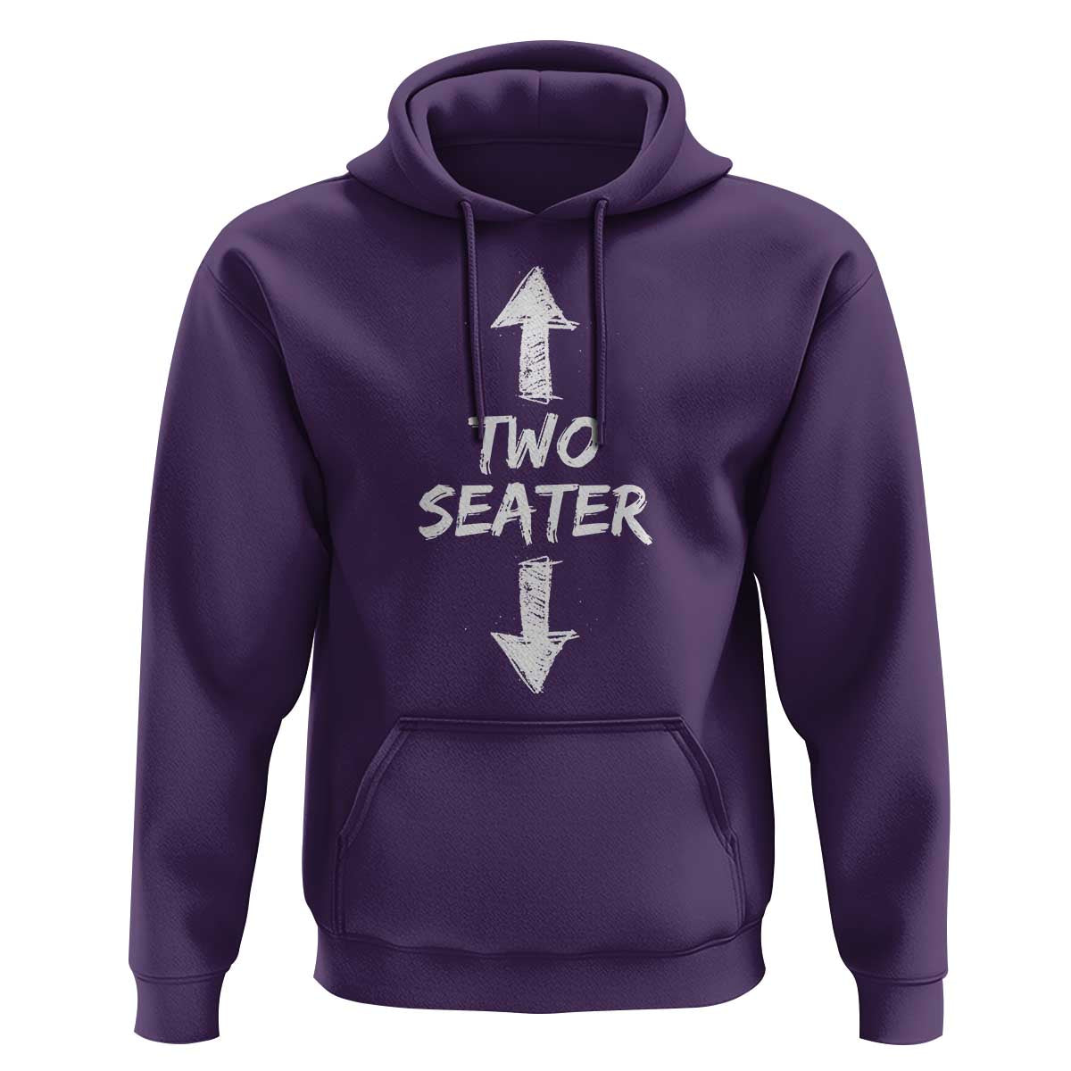 Funny Two Seater Hoodie Dirty Adult Humor Offensive Gag - Wonder Print Shop