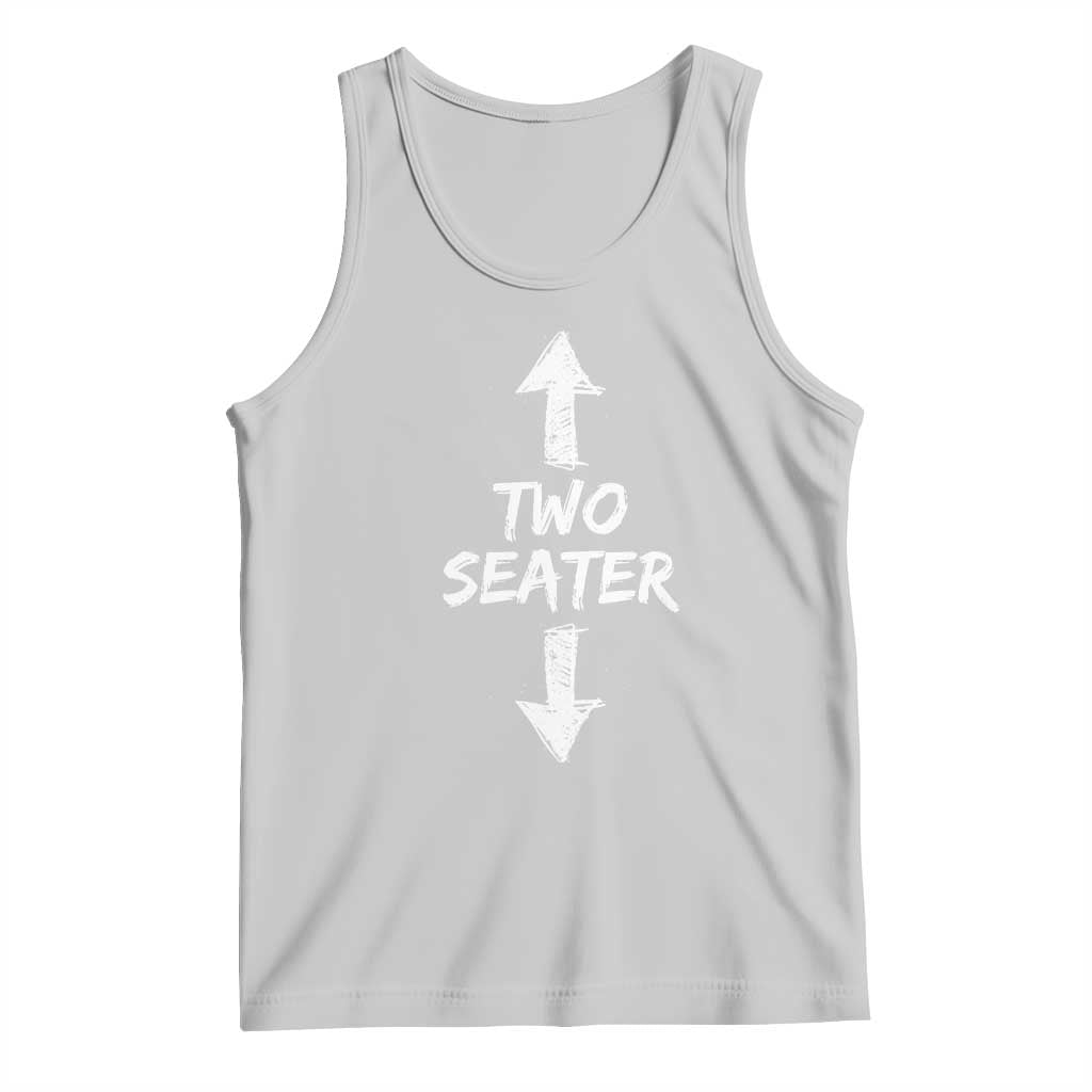 Funny Two Seater Tank Top Dirty Adult Humor Offensive Gag - Wonder Print Shop