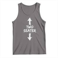 Funny Two Seater Tank Top Dirty Adult Humor Offensive Gag - Wonder Print Shop