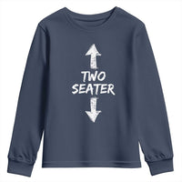 Funny Two Seater Youth Sweatshirt Dirty Adult Humor Offensive Gag - Wonder Print Shop