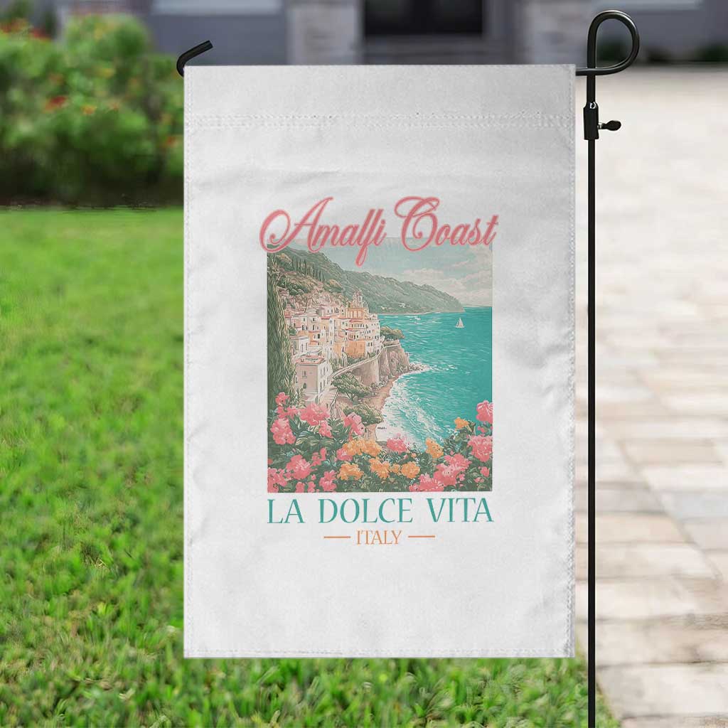 Amalfi Coast Italy Travel Trip Garden Flag La Dolce Vita Mediterranean Sea - Wonder Print Shop