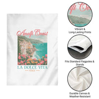 Amalfi Coast Italy Travel Trip Garden Flag La Dolce Vita Mediterranean Sea - Wonder Print Shop