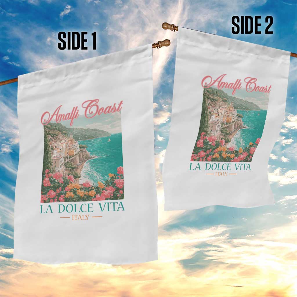 Amalfi Coast Italy Travel Trip Garden Flag La Dolce Vita Mediterranean Sea - Wonder Print Shop