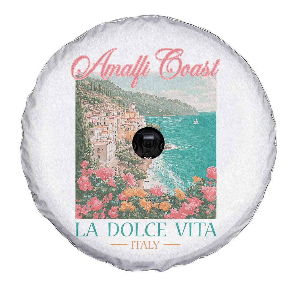 Amalfi Coast Italy Travel Trip Spare Tire Cover La Dolce Vita Mediterranean Sea - Wonder Print Shop