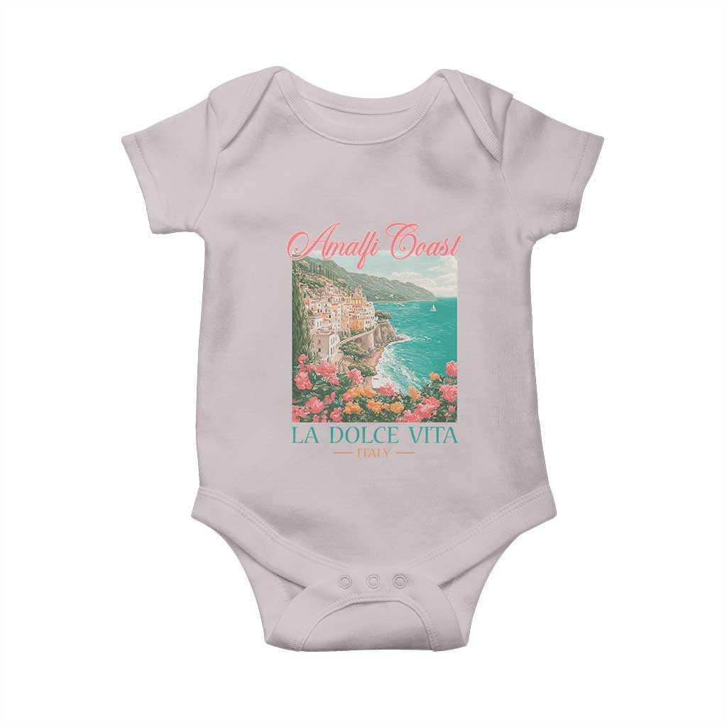 Amalfi Coast Italy Travel Trip Baby Onesie La Dolce Vita Mediterranean Sea - Wonder Print Shop