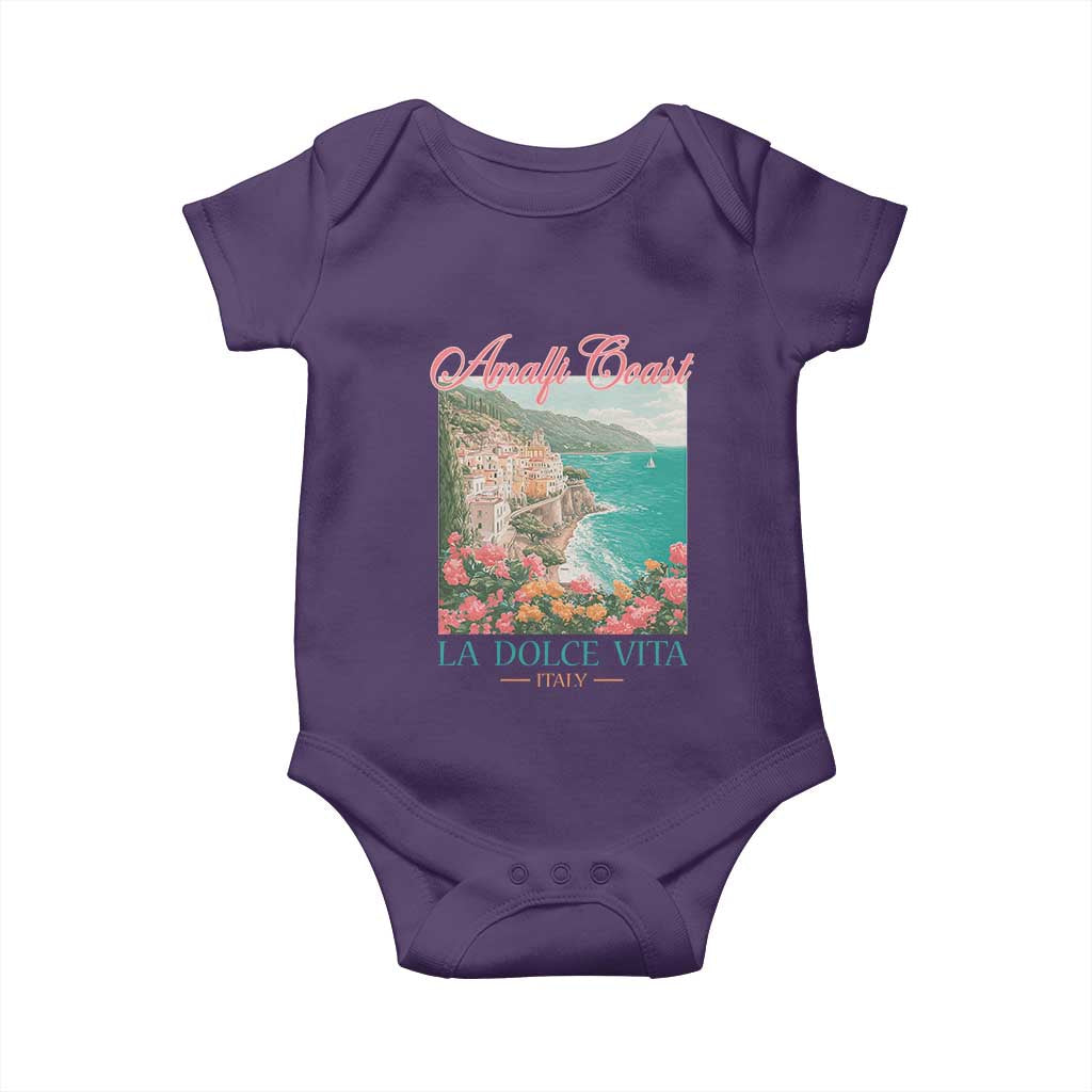 Amalfi Coast Italy Travel Trip Baby Onesie La Dolce Vita Mediterranean Sea - Wonder Print Shop