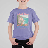 Amalfi Coast Italy Travel Trip T Shirt For Kid La Dolce Vita Mediterranean Sea - Wonder Print Shop