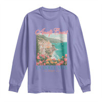 Amalfi Coast Italy Travel Trip Long Sleeve Shirt La Dolce Vita Mediterranean Sea - Wonder Print Shop