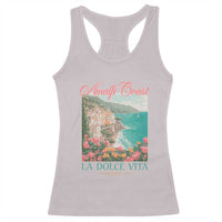 Amalfi Coast Italy Travel Trip Racerback Tank Top La Dolce Vita Mediterranean Sea - Wonder Print Shop