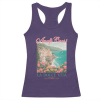 Amalfi Coast Italy Travel Trip Racerback Tank Top La Dolce Vita Mediterranean Sea - Wonder Print Shop