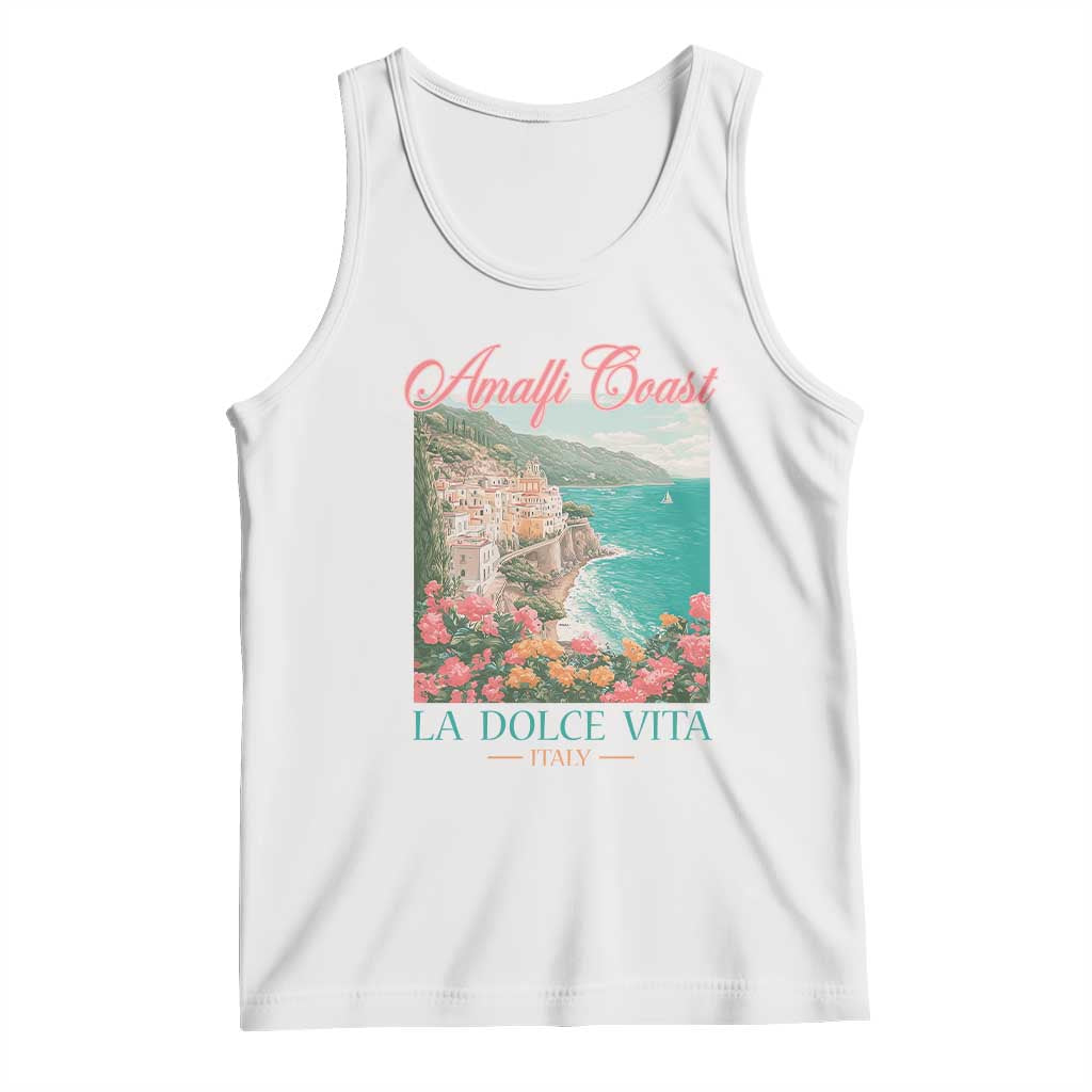 Amalfi Coast Italy Travel Trip Tank Top La Dolce Vita Mediterranean Sea - Wonder Print Shop