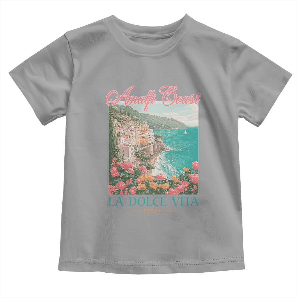 Amalfi Coast Italy Travel Trip Toddler T Shirt La Dolce Vita Mediterranean Sea - Wonder Print Shop
