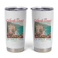 Amalfi Coast Italy Travel Trip Tumbler Cup La Dolce Vita Mediterranean Sea - Wonder Print Shop