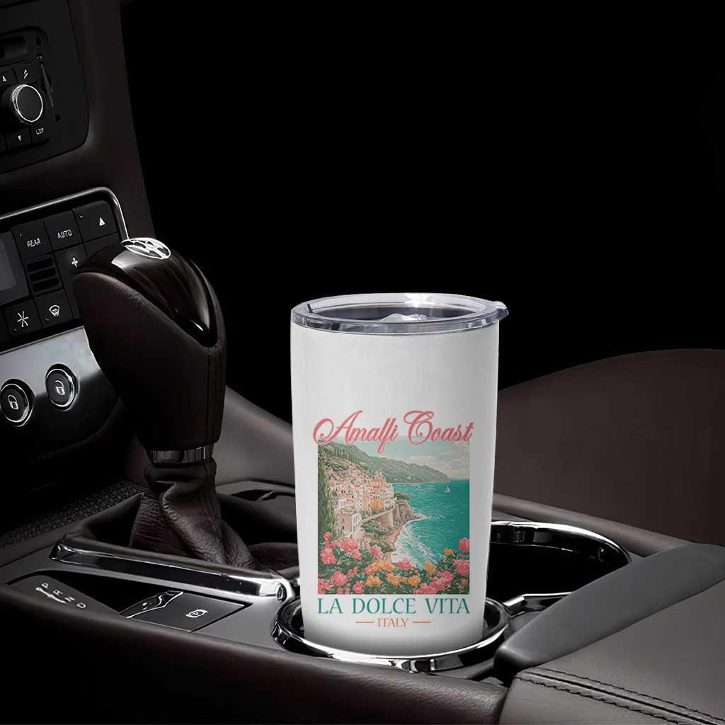 Amalfi Coast Italy Travel Trip Tumbler Cup La Dolce Vita Mediterranean Sea - Wonder Print Shop